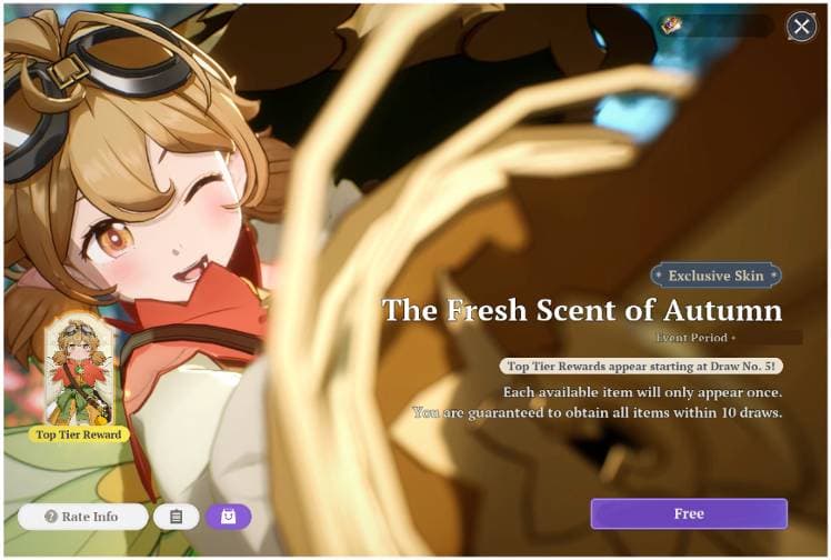 La douce odeur de l'automne — Costume exclusif