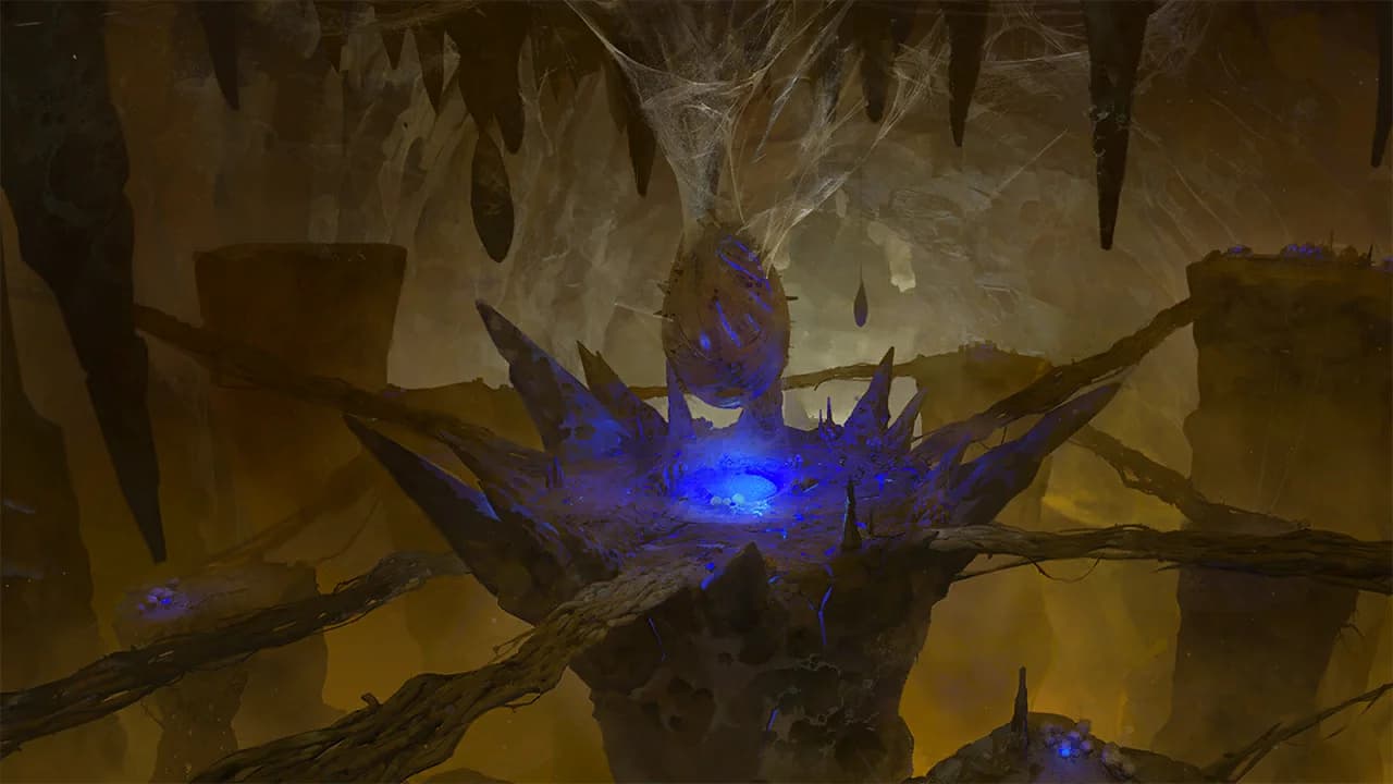 Nid d'araignée profond