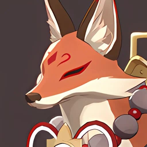 Renard à neuf queues doux