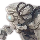 Golem de pierre de lieu sablonné