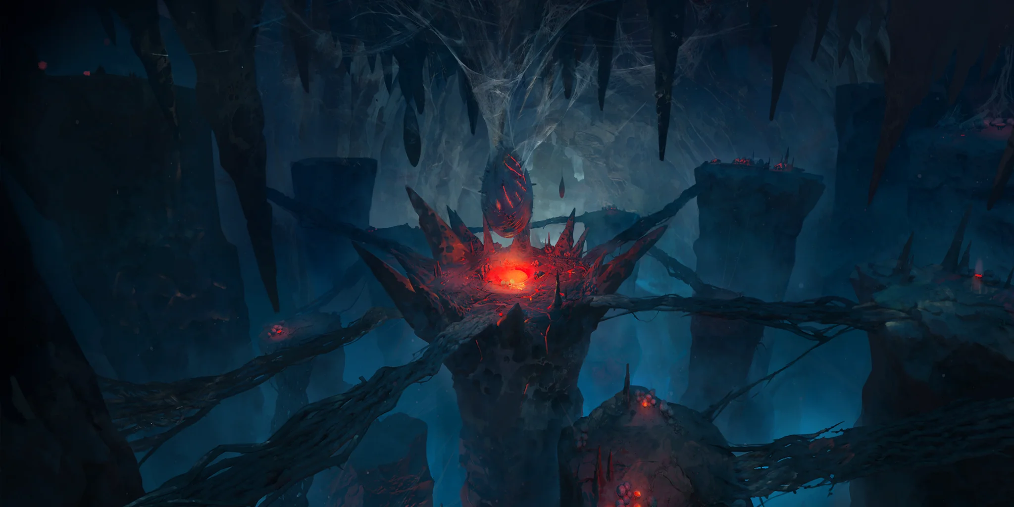Nid d'araignée profond