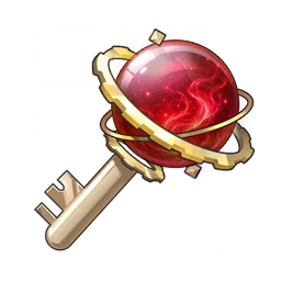 Clé à orbe rouge