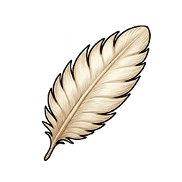 Rough Giant Bird Feather