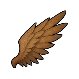Plume de harpie intacte
