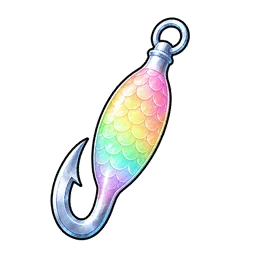 Appât arc-en-ciel aux embruns