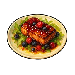 Steak with Refreshing Berry Sauce