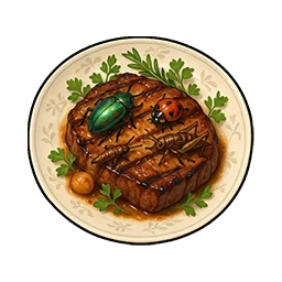 Grilled Bug and Herb Beef