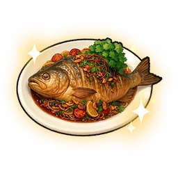 Énorme poisson à la vapeur parfait
