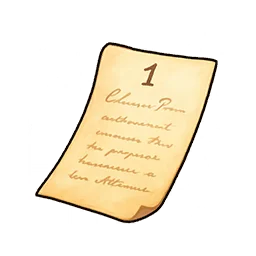 Première note de Ridley