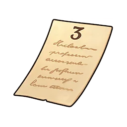 Troisième note de Ridley