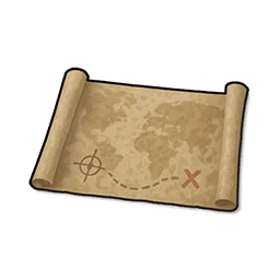 Vieille carte au trésor