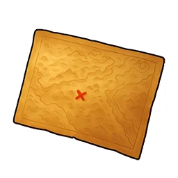 Carte au trésor de la forêt des rêves blancs