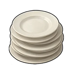 Pile d'assiettes