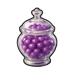 Bocal à bonbons suspect