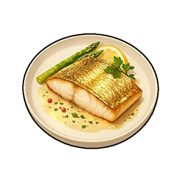 Pavé de poisson doré