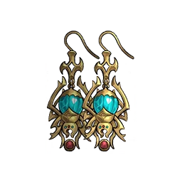 Boucles d'oreilles de la mélodie d'Arachnée