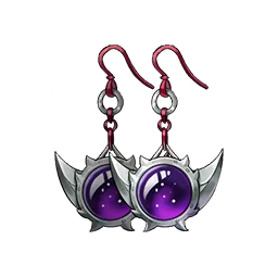 Boucles d'oreilles de pulsion maudite