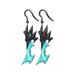 Boucles d'oreilles de l'éclat spectral