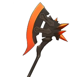 Hache de la flamme cramoisie